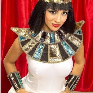 Egyptian Wrist Bands Cleopatra Halloween Costume Cosplay Wrist Cuffs Cleopatra
